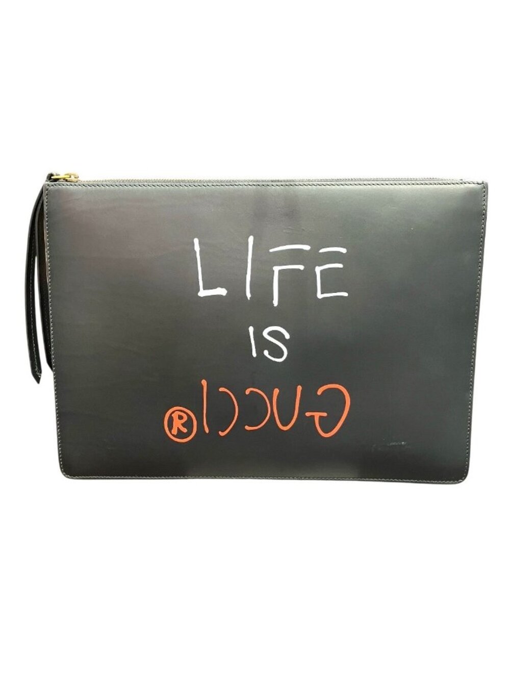 Gucci Ghost Clutch Leather